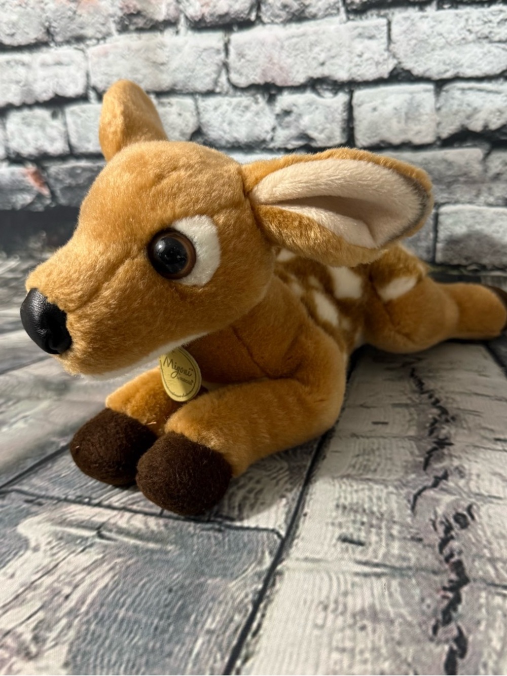 Miyoni by Aurora 2017 Handmade Fawn Deer 12” Plush Toy (PL-09)